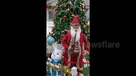 Christmas atmosphere in Yichang, China