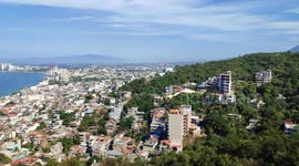 Tomada desde las alturas en el mirador denominado El cerro de la Cruz