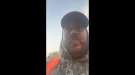 Bald Eagle Lands on Man's Shoulder