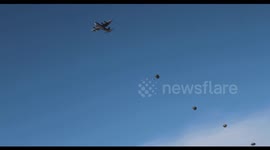 Marines Conduct Combat Transport Mission for Toys for Tots in Anchorage, AK, USA
