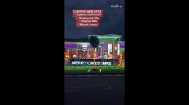 A glimpse of a house fully adorned with Christmas Lights *Christmas Celebration*