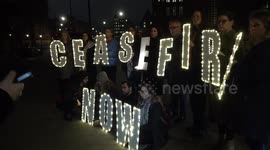 NGO representatives gather in Westminster, UK to call for immediate ceasefire