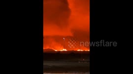 Iceland: Reykjanes Volcano Spectacularly Erupts 7