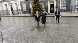 Ministers depart 10 Downing Street after UK cabinet meeting
