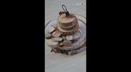 DIY artist makes decoration piece depicting Christmas Magic *Amazing DIY*