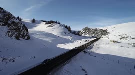 The Tianshan Mountains After Snow in Hami, China