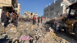 Hamas officials say 20 killed in strikes on Gaza's Rafah