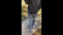 Texas Kid Shows Off His Stylish Cowboy Boots