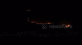 Mountains above Simonstown engulfed in raging fire: Cape Town fire services respond