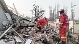 Earthquake death toll rises to 131 in China's Gansu, drone footage reveals damage