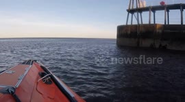 Rowers Cling to Life After Boat Capsizes off Treacherous UK Coast in Whitby