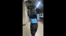 Boyfriend makes heartwarming surprise proposal at train station