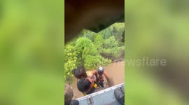 Indian Air Force conducts rescue operation as unprecedented rainfall floods in southern India