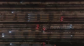 High Speed Trains Cope With Cold Waves in Nanjing, China
