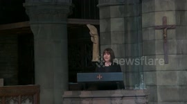Rachel Reeves gives Eulogy art Alistair Darling's memorial service in Edinburgh, UK