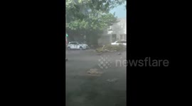 Terrifying storm ravages Bahia Blanca