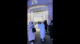 Silent protest held in Hanover Zara store in response to advert campaign