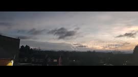 UK: “Rainbow” Clouds Dazzle Across Skies