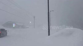 Japan: Strong Cold Air Mass Brings Widespread Snow To Japan Sea Coast 2