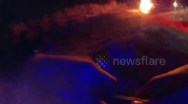 Heroic deputy rescues woman from burning car in Oklahoma