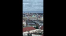 Emergency services at scene of deadly shooting in Prague