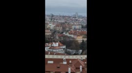 Emergency services at scene of deadly shooting in Prague