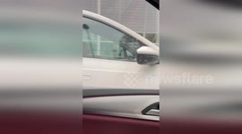 Driver fined for snoozing behind the wheel mid-driving