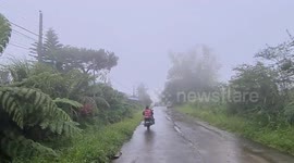 Motorcycle Riding at the top of the mountain @ Talisay city Negros Occ. Philippines
