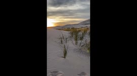 Witness the Mesmerizing Sunset at Kelso Dunes, California