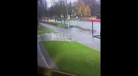 Elderly driver confuses pedals, triggers collision at Obninsk bus stop
