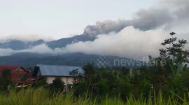 Indonesia's Mount Marapi erupts again seeing volcanic ash fall on nearby towns