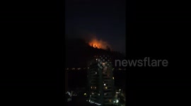 Chile: Wildfire Breaks Out In San Cristóbal Hill, Santiago