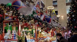 The main Children department store in Moscow is ready for New Year, Russia