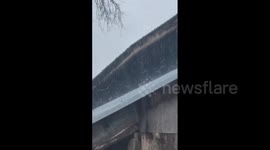 US: Hailstorm Hits Southwestern Washington