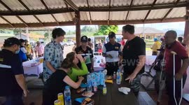 ADD VIDEO: British family-of-four recover from ship horror as navy searches for missing friend, 57, in Thailand