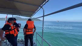 British tourist, 57, missing as diving boat sinks in rough seas off Thai island
