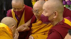 Spiritual His Holiness the Dalai Lama prayed for world peace Buddhist scholars and devotees from 35 countries participated in the international world heritage Mahabodhi Temple in Northern India