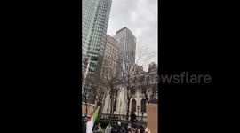 US: Hundreds Of Protesters March Down New York Fifth Avenue In Christmas Shopping Rush 3