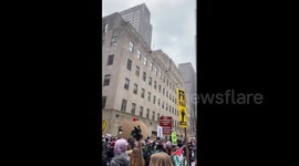 US: Hundreds Of Protesters March Down New York Fifth Avenue In Christmas Shopping Rush 2