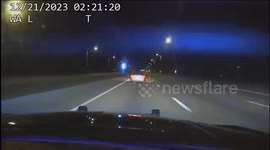 Impaired Driver Hits 145 mph, Crashes in Police Pursuit in Florida, USA