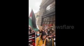 UK: Hundreds Of Pro-Palestine Protesters Disrupt Christmas Shoppers In Central London