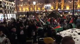 People Protest In Support Of Palestine in Oslo, Norway