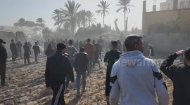 Israel Hits South Gaza Home in Deir al Balah