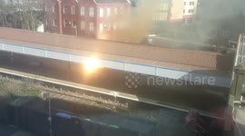 Fire at Bromley North Station, London causes train delays