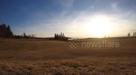 Stunning sunset time-lapse at Canadian time-lapse
