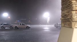 Very Heavy Rain Shearing To Calm Winds and Light Rain - Memphis