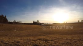 Stunning sunset time-lapse at Canadian time-lapse