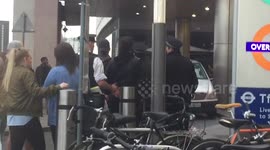 Two men in handcuffs after Stratford 'disorder'