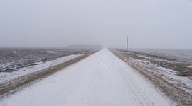 Large Snowflakes Falling