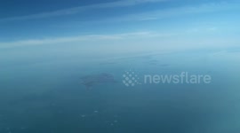 Lake Erie Islands From The Air over Canada